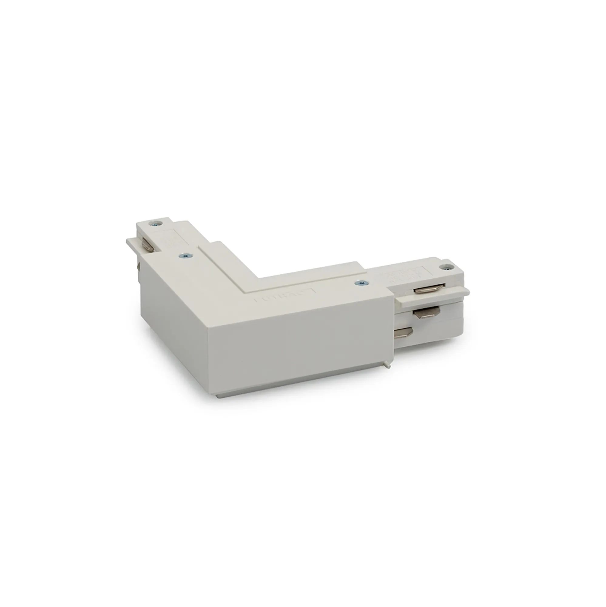Surface L Coupler With Feeding Option 3 Circuit Surface Mounted Track 555 1 1209 1  Eutrac 3 Circuit Surface-White
